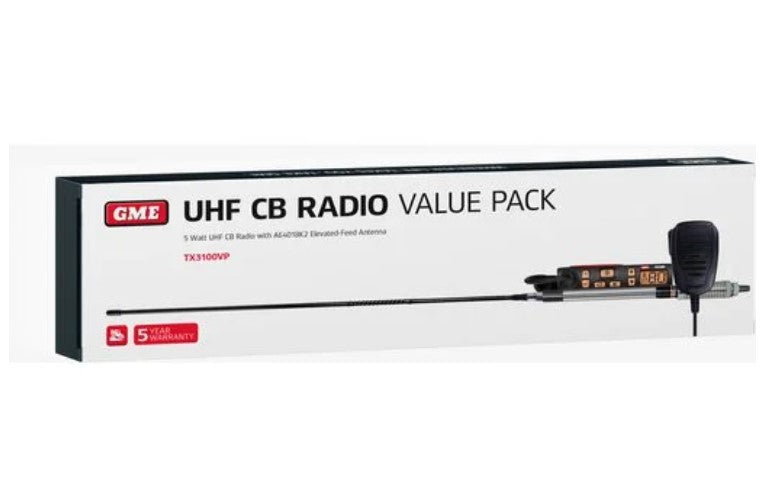 GME 5 WATT UHF CB RADIO – STARTER KIT - TX3100VP